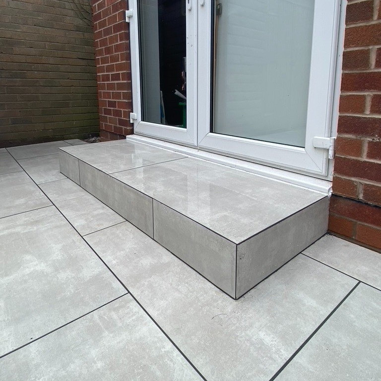 Balbi Ceniza Concrete Grey Porcelain Paving | 900×600 - Image 2