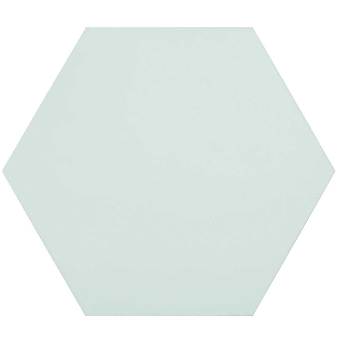 Toscana White Hexagon Porcelain Wall & Floor Tile | 258×290 - Image 2